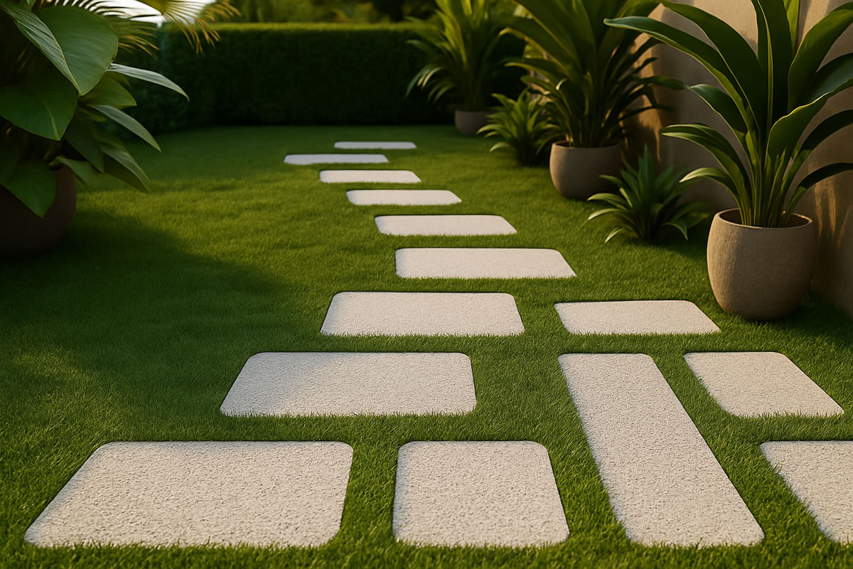 pisada jardim fulget branco placa amostra banner